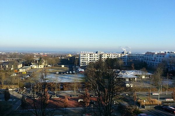 Blick aus Schlafzimmerfenster