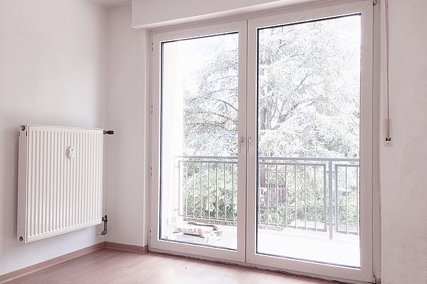 Schlafzimmer mit Balkon