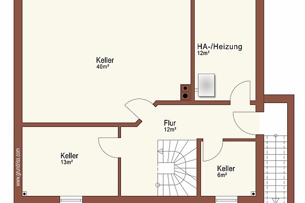 Grundriss Keller