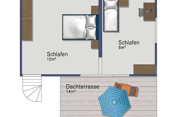 Grundriss Dachgeschoss